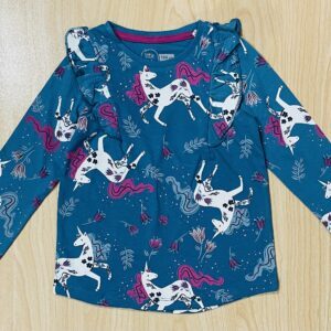 Unicorn Printed Girl T-Shirt