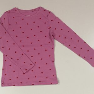 Girls Heart Printed T-Shirt